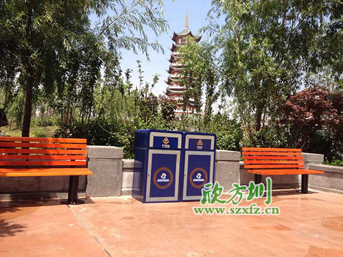 戶外分類彩繪垃圾桶什么品牌好？欣方圳為您推薦