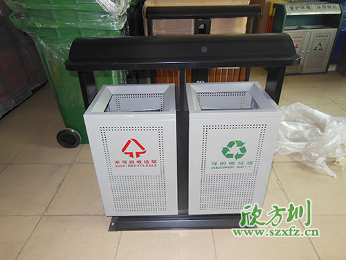 貴陽物業(yè)戶外鋼板沖孔垃圾桶，客戶的二次選擇。