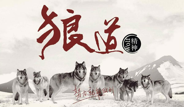 學(xué)習(xí)狼道精神，做好垃圾桶銷售工作